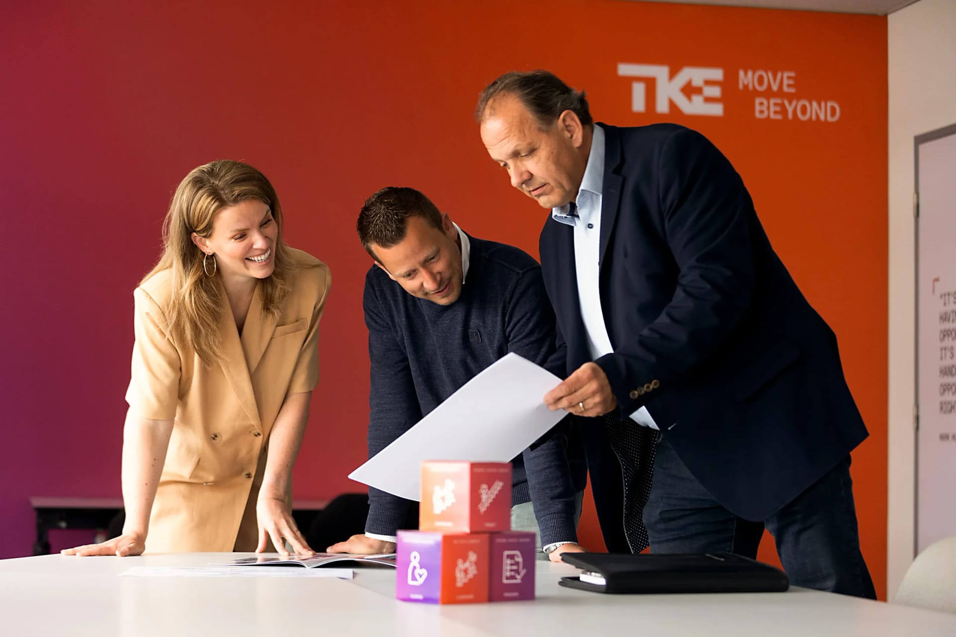 Vertriebsteam bei TKE Elevator